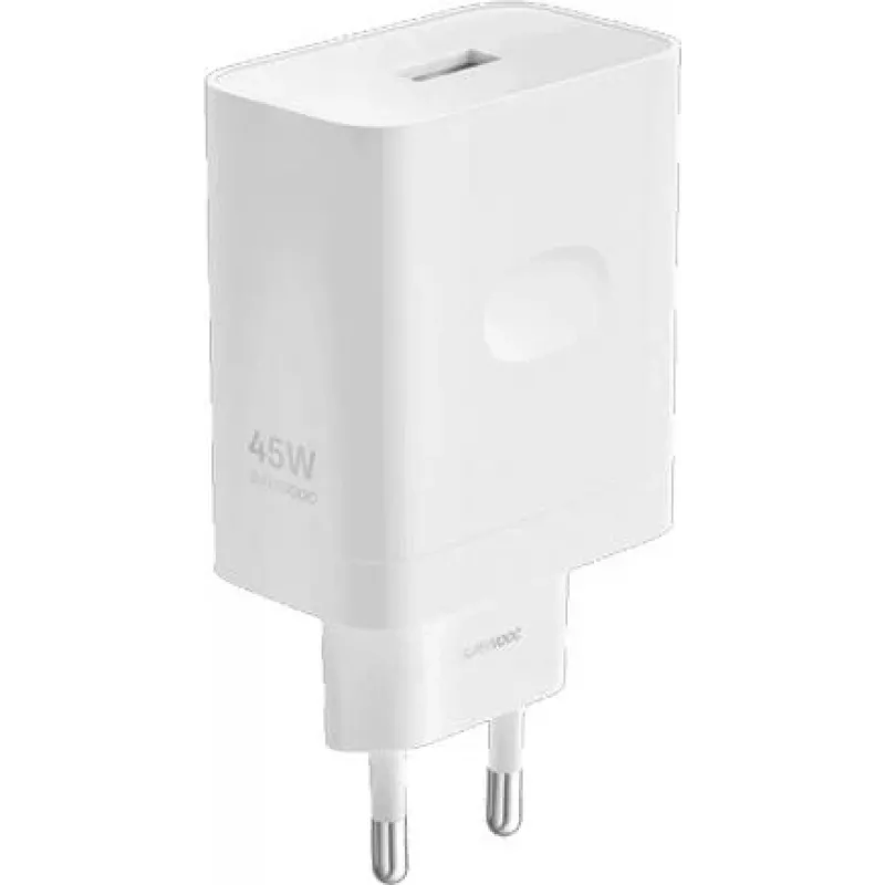 Realme 45W SuperVOOC USB-A -seinälaturi, valkoinen
