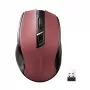 UGREEN MU006 langaton optinen hiiri 2.4GHz / Bluetooth 5.0 4000 DPI - punainen