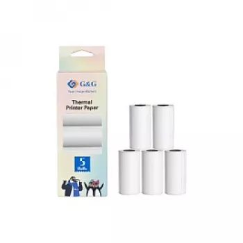 G&G kuitupaperi 5 rullaa 57 x 30 mm 6,6 m pituus (21690)