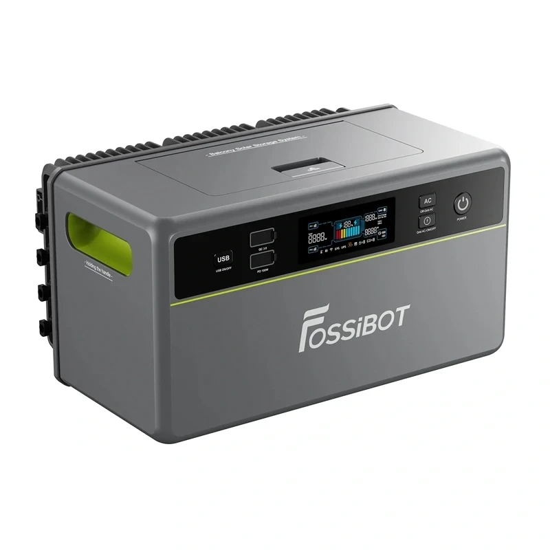 FOSSIBOT FBP1200 1200W kannettava voimalaitos (vihreä)