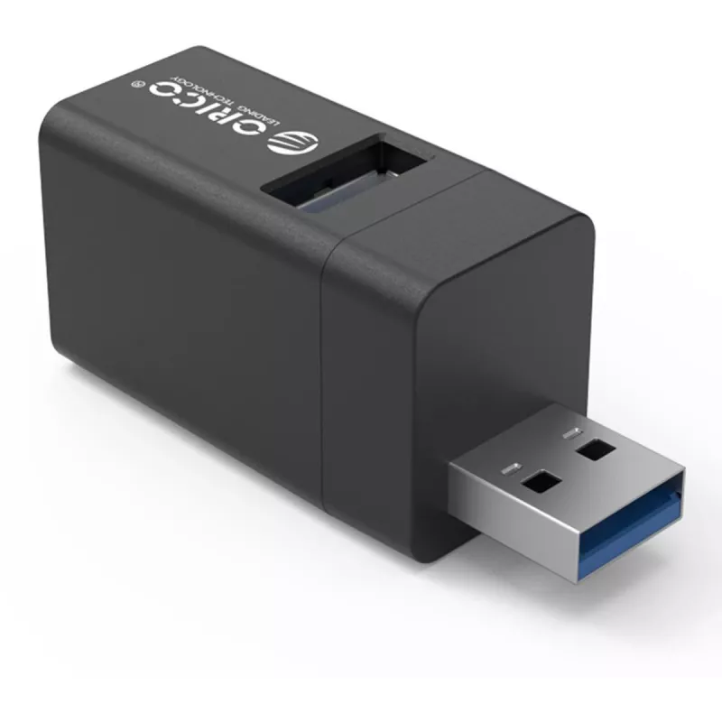 ORICO Mini 3-porttinen USB 3.0 -keskitin alumiini (5 Gbps, 3x USB-A)