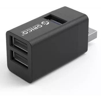 ORICO Mini 3-porttinen USB 3.0 -keskitin alumiini (5 Gbps, 3x USB-A)