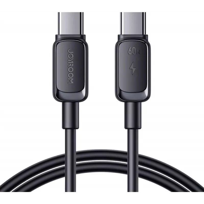 Joyroom USB-C - USB-C pikalatauskaapeli S-CC100A141B 120cm 60W 5A musta