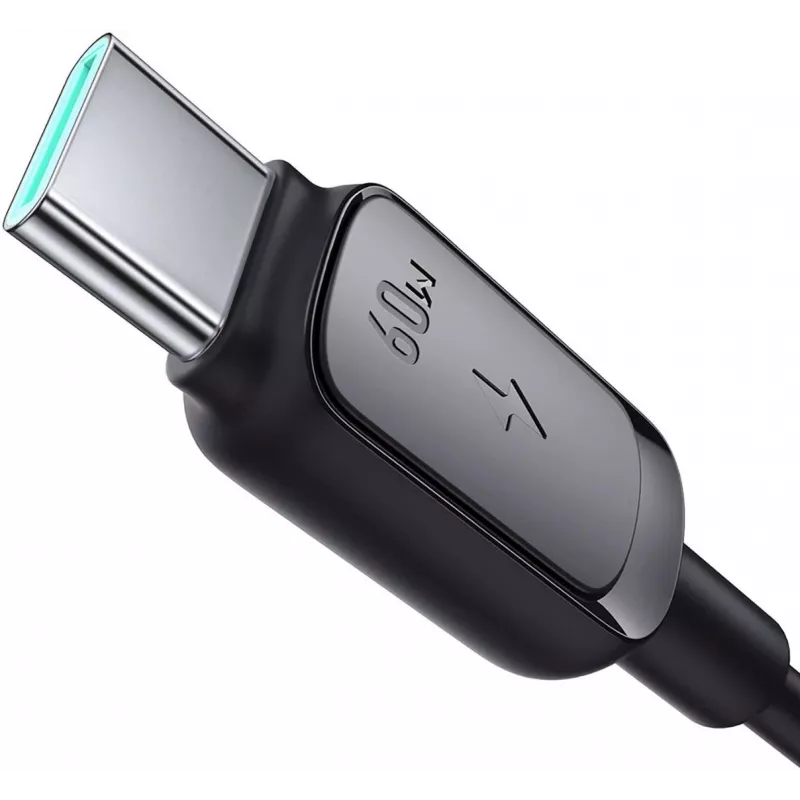 Joyroom USB-C - USB-C pikalatauskaapeli S-CC100A141B 120cm 60W 5A musta