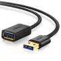 UGREEN USB 3.0 jatkokaapeli 2m musta