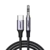UGREEN AUX stereoäänikaapeli 3,5mm mini plugi - USB Type-C 1m musta (CM450 20192)