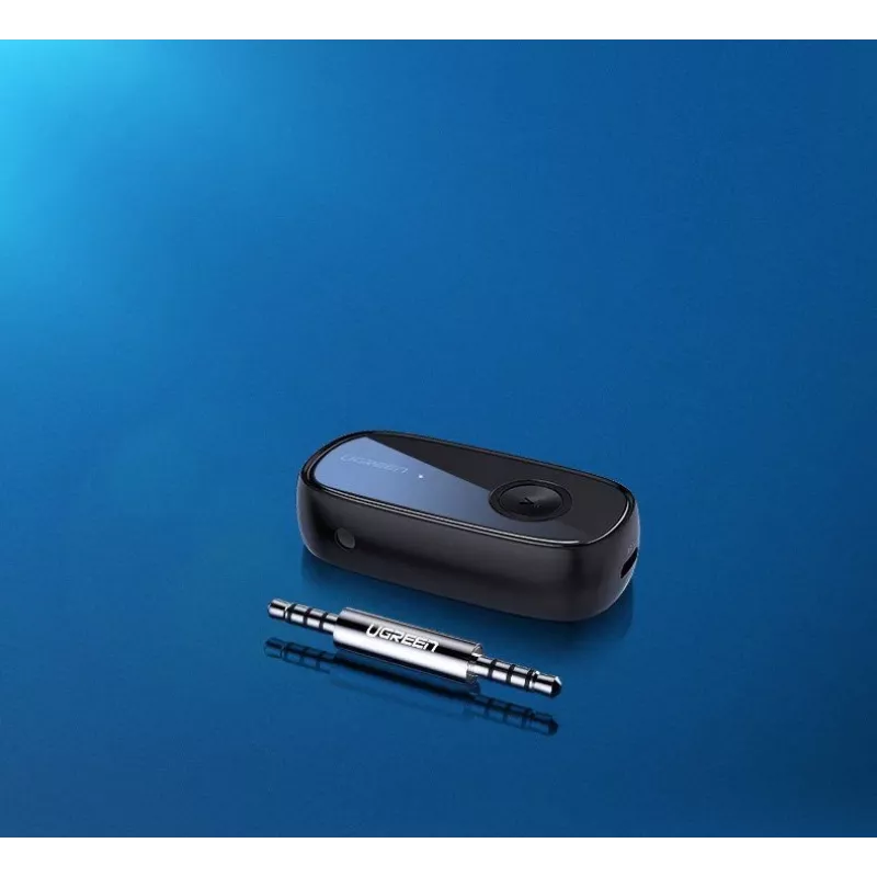 UGREEN Bluetooth 5.0 -äänivastaanotin AUX aptX, aptX LL mini kuulokeliitäntä musta (70304)