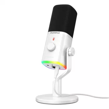 MAONO PD100X dynaaminen mikrofoni (valkoinen) - USB-C & XLR