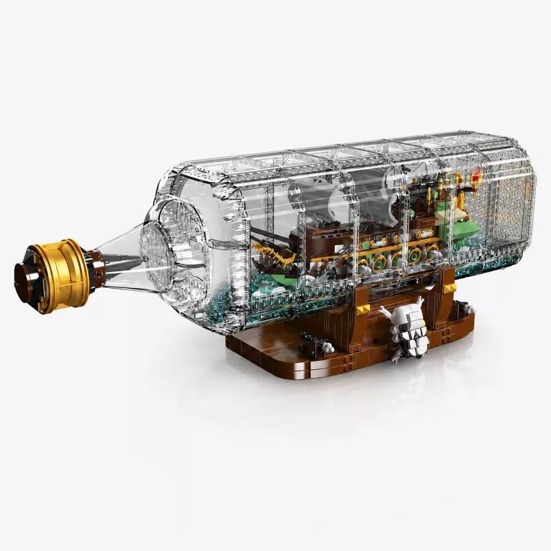 MOULD KING 10067 Flying Dutchman Ship-in-a-Bottle rakennussarja (2499 osaa)