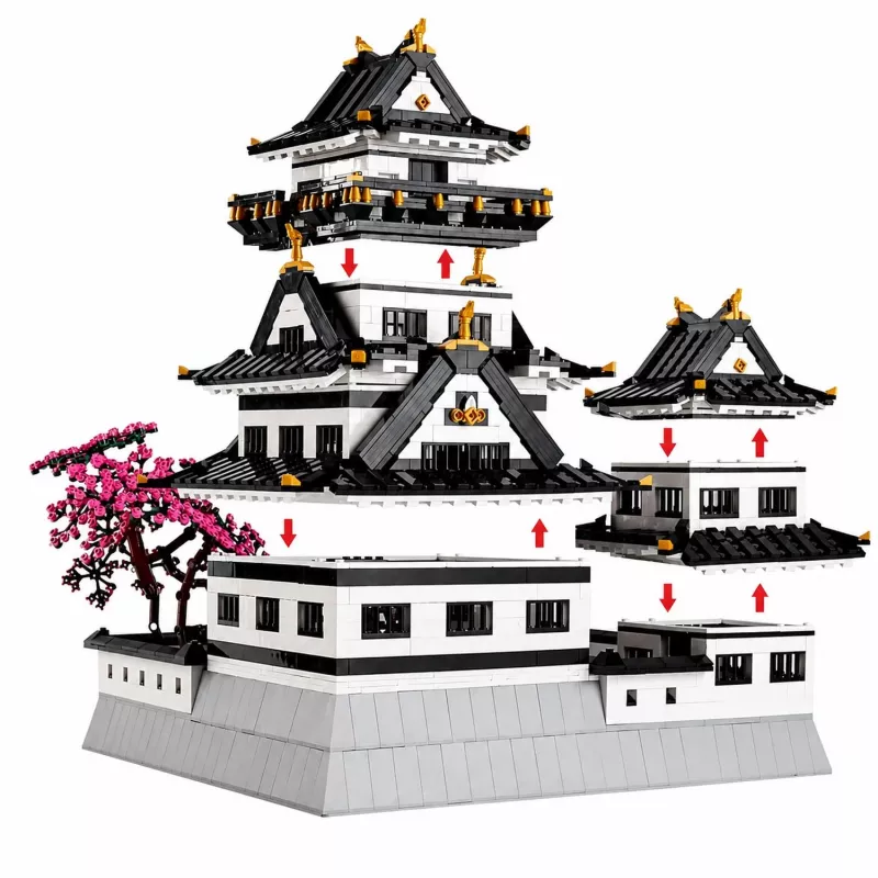 Mould King Himeji-Jo Castle 22006 rakennuspalikkasarja (3086 osaa)