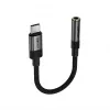 Acefast USB-C - 3,5 mm J12 äänisovitin musta
