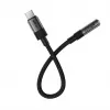 Acefast USB-C - 3,5 mm J12 äänisovitin musta