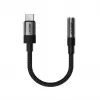 Acefast USB-C - 3,5 mm J12 äänisovitin musta