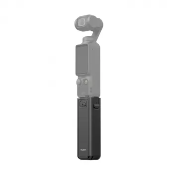 TELESIN 5000mAh akkukahva varavirtalähde DJI Osmo Pocket 3 / 4, USB-C, musta