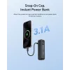 TELESIN 5000mAh akkukahva varavirtalähde DJI Osmo Pocket 3 / 4, USB-C, musta