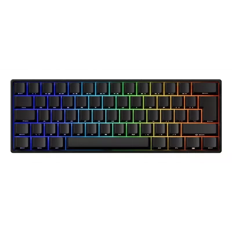 Akko FUN60 PRO mekaaninen näppäimistö USB-C musta 61 näppäintä