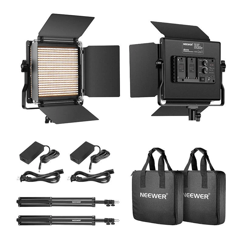 NEEWER 660 Bi-Color LED-videovalo sarja (2 lamppua, 40W, 3200-5600K)