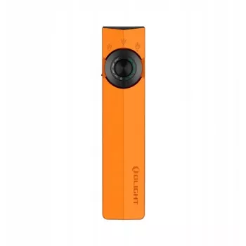 OLight ArkPro Class 1 oranssi kylmä valkoinen LED-taskulamppu stroboskooppitilalla UV-valo