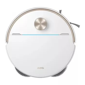 Mova V70 Ultra Complete valkoinen imuroiva ja moppaava robotti puhdistusasemalla
