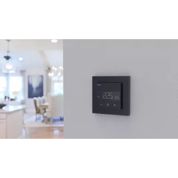 HEATIT WiFi6 Black Matt Wi-Fi -termostaatti 3600W 16A