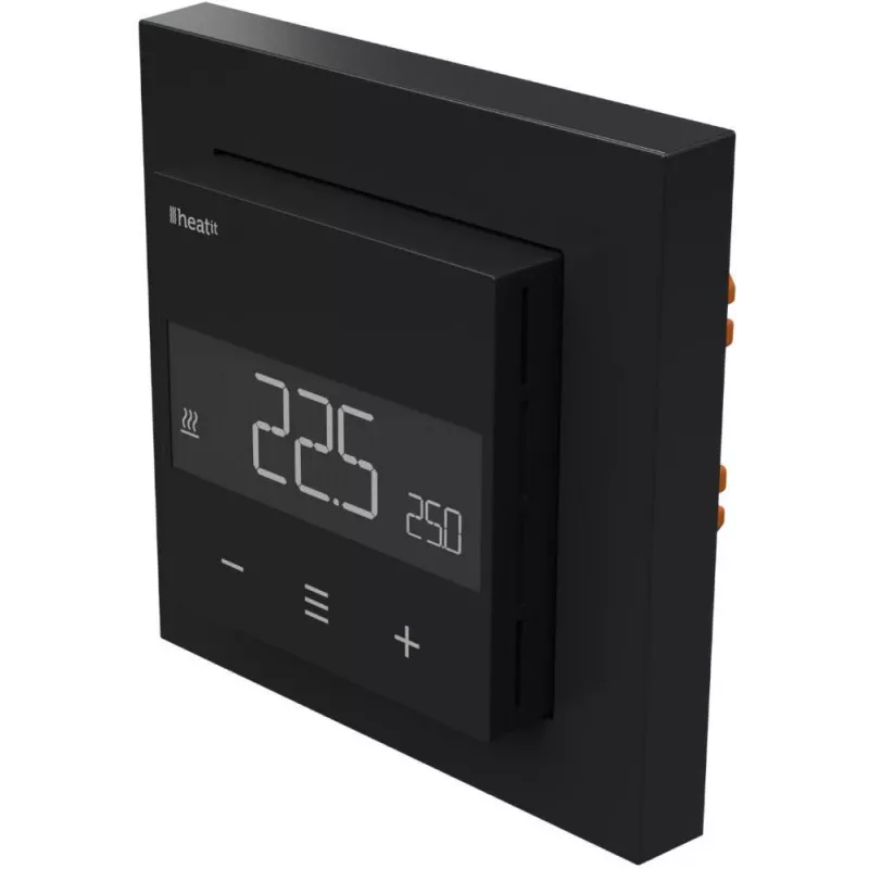 HEATIT WiFi6 Black Matt Wi-Fi -termostaatti 3600W 16A
