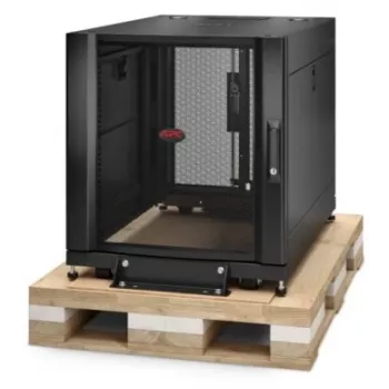 APC NetShelter SX 12U -palvelinkotelorunko 600mm x 900mm sivuseinillä musta Shock-pakkaus