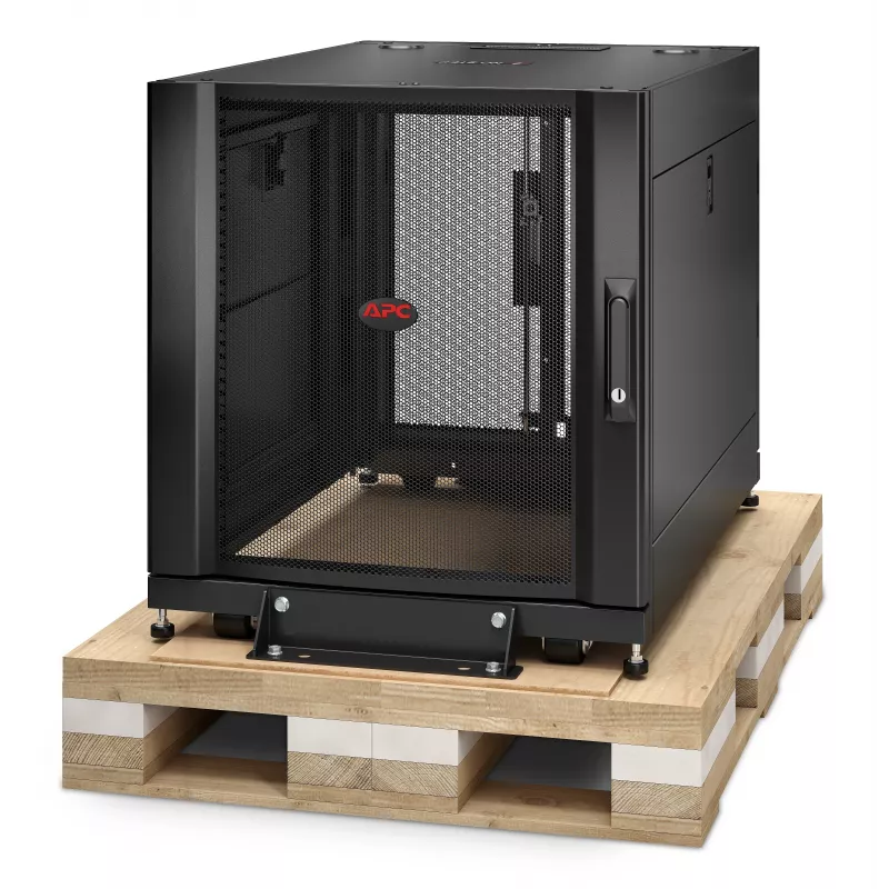 APC NetShelter SX 12U -palvelinkotelorunko 600mm x 900mm sivuseinillä musta Shock-pakkaus