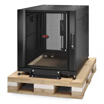 APC NetShelter SX 12U -palvelinkotelorunko 600mm x 900mm sivuseinillä musta Shock-pakkaus