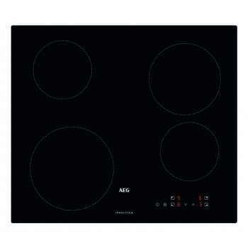 AEG IB6420ACB induktiokeittotaso, 4 aluetta, kosketusliukusäädin, 7000 W, musta