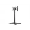 MULTIBRACKETS M Public Display Stand 180 HD Back to Back musta lattiakiinnityksellä
