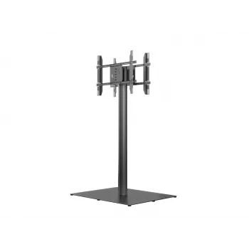 MULTIBRACKETS M Public Display Stand 180 HD Back to Back musta lattiakiinnityksellä