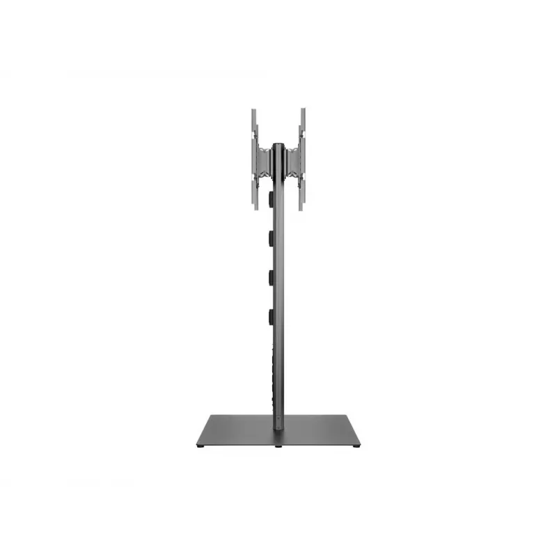 MULTIBRACKETS M Public Display Stand 180 HD Back to Back musta lattiakiinnityksellä