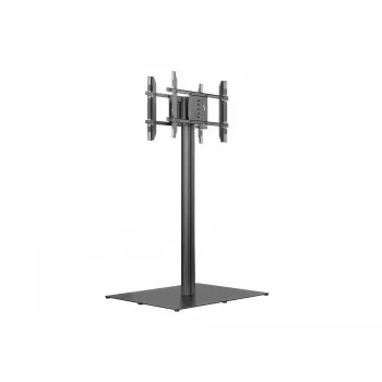 MULTIBRACKETS M Public Display Stand 180 HD Back to Back musta lattiakiinnityksellä