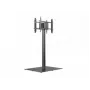 MULTIBRACKETS M Public Display Stand 180 HD Back to Back musta lattiakiinnityksellä