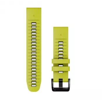 Garmin QuickFit 22 mm silikoninen kellon ranneke, Lime/Graphite (010-13280-03)