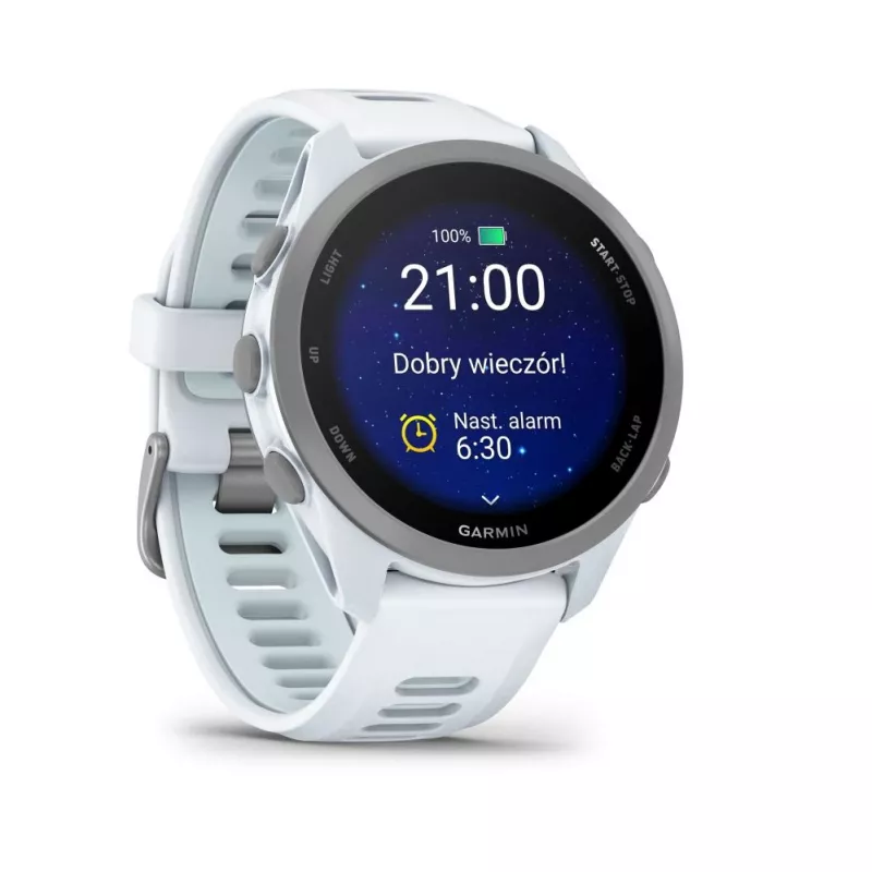 Garmin Forerunner 170 Whitestone, Whitestone/Cloud Blue -ranneke