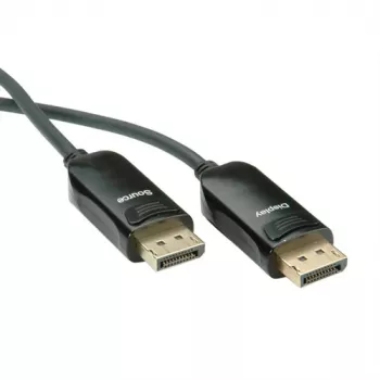ROLINE DisplayPort 1.4 aktiivinen optinen kaapeli (AOC), uros/uros, 50 m, musta (14.01.3492)