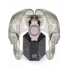 Philipp Plein naisten kello PWTAA0123 38 mm kvartsikello mustalla silikonirannekkeella
