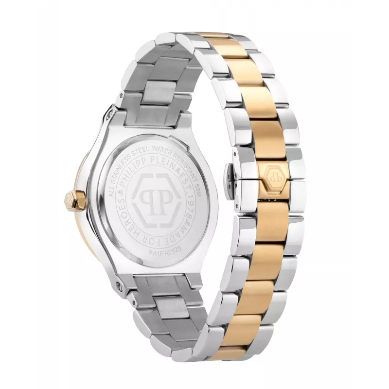 Philipp Plein The $kull King miesten kvartsikello PWUFA0525 44 mm musta silikoniranneke