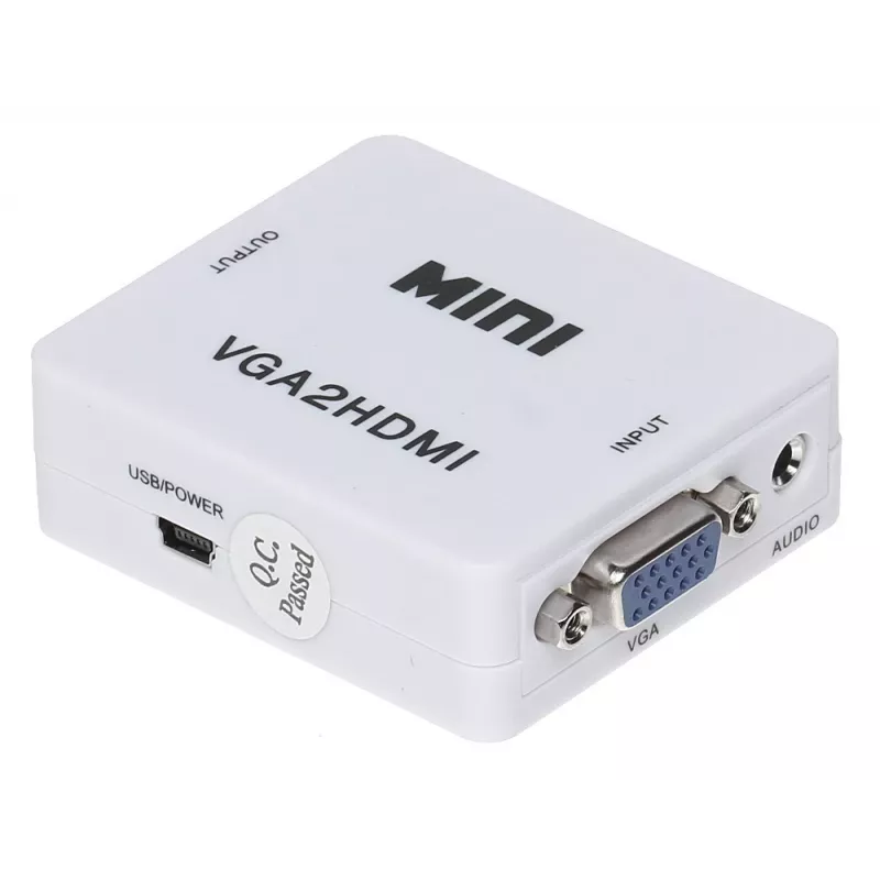 DELTA VGA+AU/HDMI-ECO VGA-HDMI-muunnin äänellä