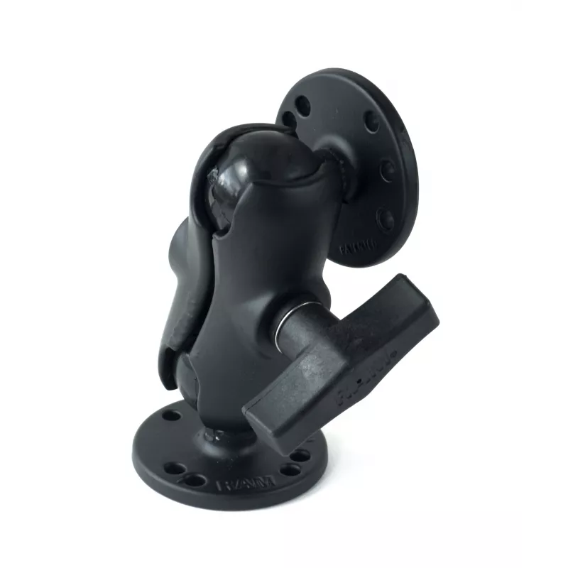 RAM MOUNTS C-kokoinen lyhyt kaksoisnivelvarsi ja 2x 2,5