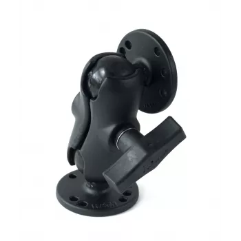 RAM MOUNTS C-kokoinen lyhyt kaksoisnivelvarsi ja 2x 2,5