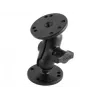 RAM MOUNTS B-kokoinen lyhyt asennusvarsi + 2x B-kokoinen 1.0 pallo pyöreä 2.5 alusta