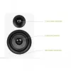 KANTO AUDIO YUP4W passiiviset hyllykaiuttimet pari - valkoinen