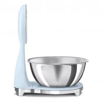 Smeg KSF01PBWW analoginen ja digitaalinen keittiövaaka pastellinsininen