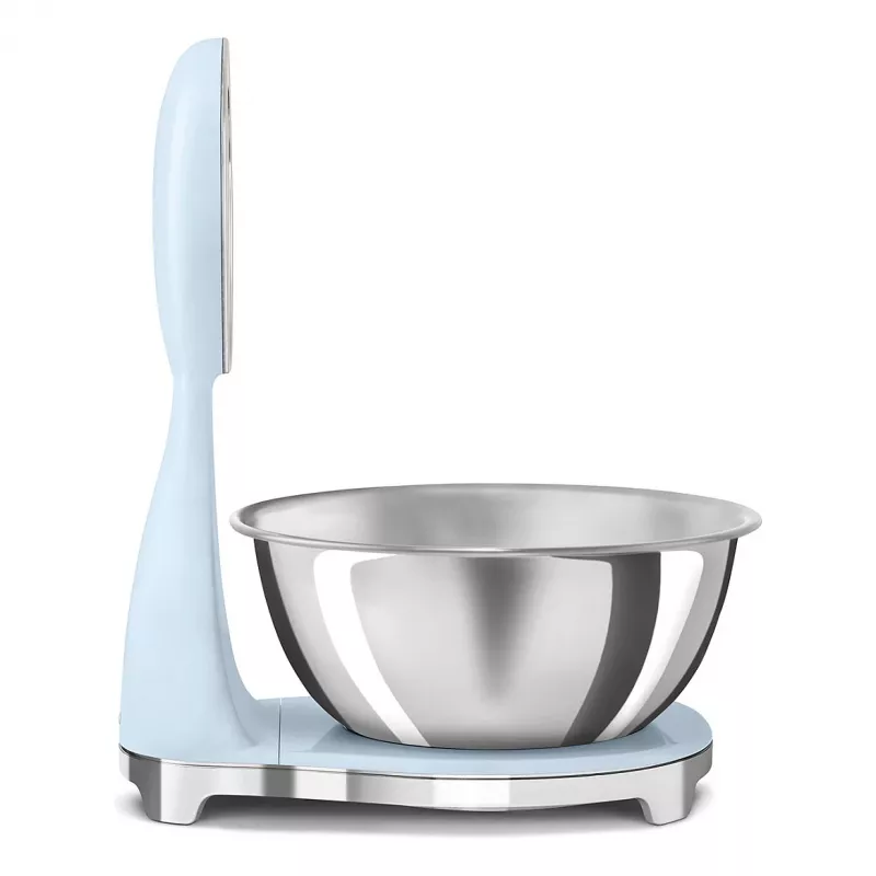 Smeg KSF01PBWW analoginen ja digitaalinen keittiövaaka pastellinsininen