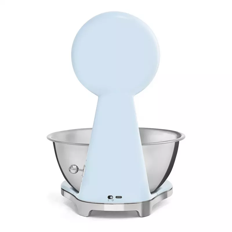 Smeg KSF01PBWW analoginen ja digitaalinen keittiövaaka pastellinsininen