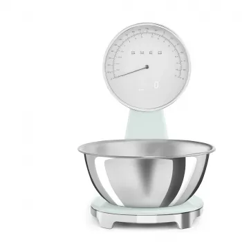 SMEG analoginen ja digitaalinen keittiövaaka pastellinvihreä KSF01PGWW