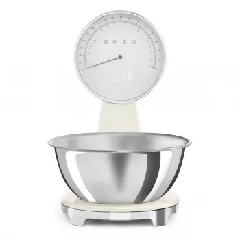 SMEG analoginen ja digitaalinen keittiövaaka kerma KSF01CRWW