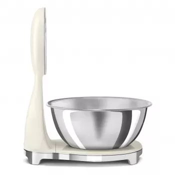 SMEG analoginen ja digitaalinen keittiövaaka kerma KSF01CRWW
